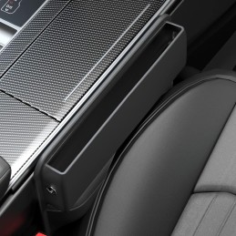 Car Seat Gap Filler Leather Car Box Organizers and Storage Front Seats Interior Automotive Essentials - Car Accessories for