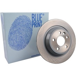 Blue Print ADF124301 Brake Disc Set (2 Brake Disc) rear, full, No. of Holes 5