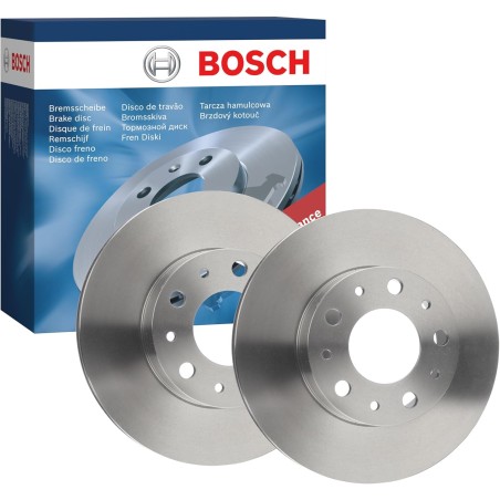 Bosch BD1956 Brake Discs - Front Axle - ECE-R90 Certified - 1 Set of 2 Discs