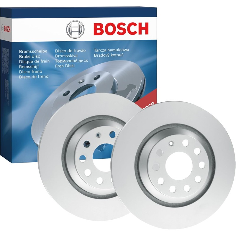 Bosch BD1166 Brake Discs - Front Axle - ECE-R90 Certified - 1 Set of 2 Discs