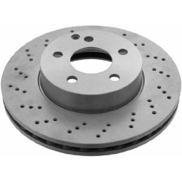 febi bilstein 30552 Brake Disc Set (2 Brake Disc) front, perforated / internally ventilated, No. of Holes 5