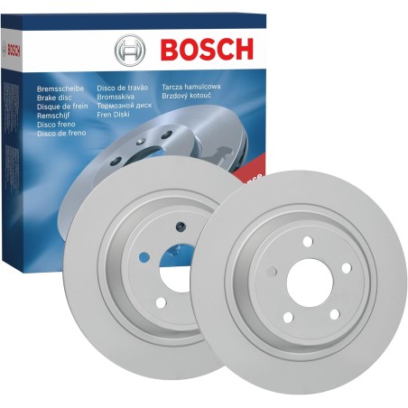 Bosch BD2458 Brake Discs - Rear Axle - ECE-R90 Certified - 1 Set of 2 Discs