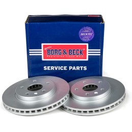 Borg & Beck BBD4641 Brake Disc Pair (Front): GM Insignia 16 Wheels 07/08-