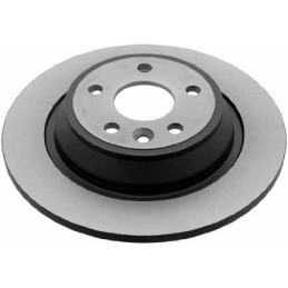 febi bilstein 30721 Brake Disc Set (2 Brake Disc) rear, full, No. of Holes 5