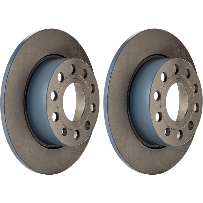 Blue Print ADV184306 Brake Disc Set (2 Brake Disc) rear, full, No. of Holes 5