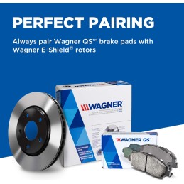 Wagner QuickStop ZD1327 Front Disc Brake Pad Set for 2014 Chrysler Town & Country