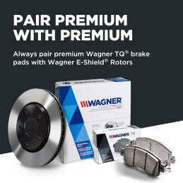 Wagner QuickStop ZD1327 Front Disc Brake Pad Set for 2014 Chrysler Town & Country