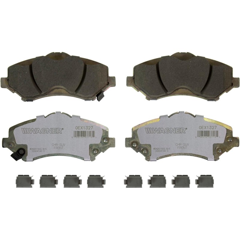 Wagner QuickStop ZD1327 Front Disc Brake Pad Set for 2014 Chrysler Town & Country