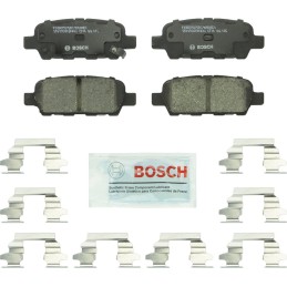 BOSCH BC905 QuietCast Premium Ceramic Disc Brake Pad Set - Compatible With Select Infiniti Nissan 350Z, 370Z, Altima, Juke,