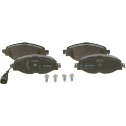 Bosch BP1505 Bremsbeläge - Vorderachse - ECE-R90 Zertifizierung - vier Bremsbeläge pro Set