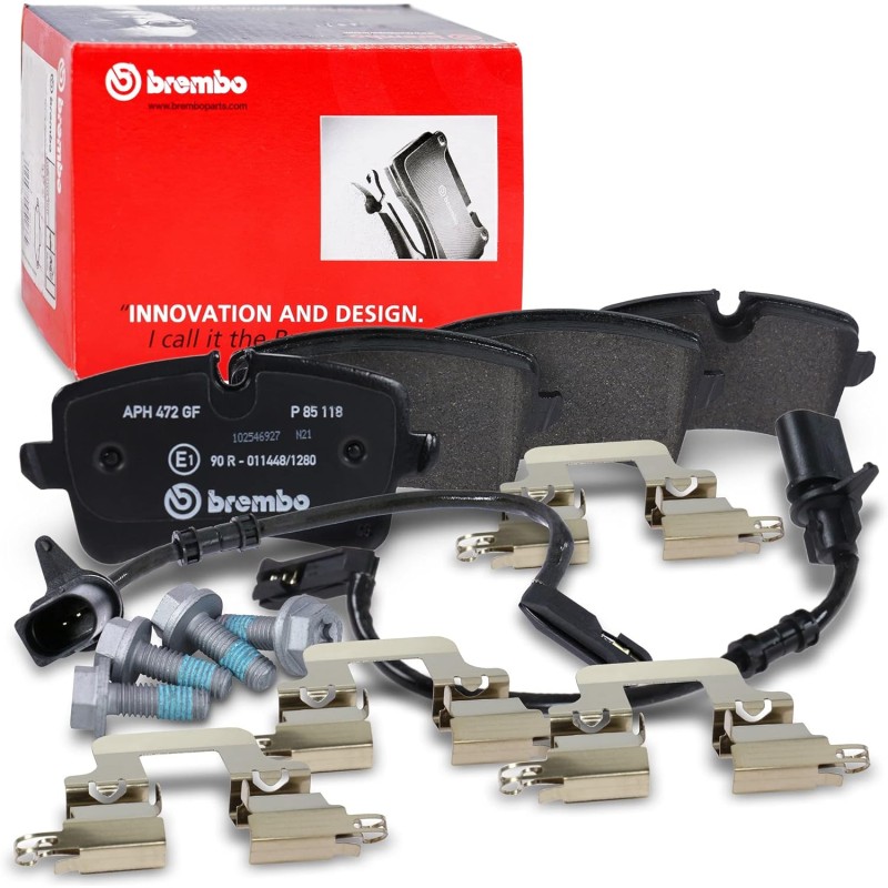 Brembo P85118 Hintere Bremsbeläge, Anzahl 4