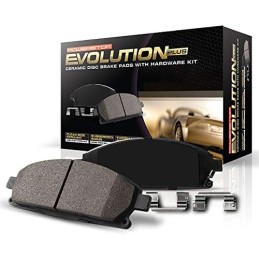 Power Stop 17-914 Front Z17 Ceramic Brake Pads with Hardware For Acura ILX Honda Accord Civic CR-V Element Fit Pilot [Vehicle