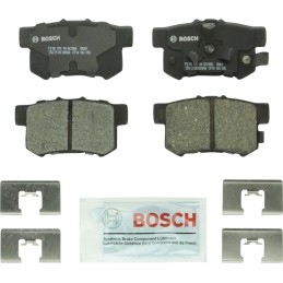 BOSCH BC1086 QuietCast Premium Ceramic Disc Brake Pad Set - Compatible With Select Acura RDX Honda Accord Crosstour, Crosstour,