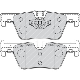 Ferodo fdb4670 Bremsbelag, Set von 4