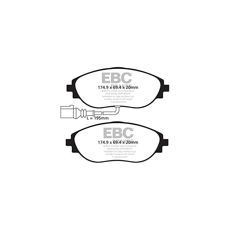 Ebc Brakes DP42127R - Bremsbelagsatz, Scheibenbremse