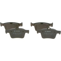 Bosch BP1504 Brake Pads - Rear Axle - ECE-R90 Certified - 1 Set of 4 Pads, blue