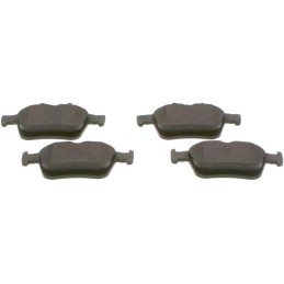 Bosch BP1504 Brake Pads - Rear Axle - ECE-R90 Certified - 1 Set of 4 Pads, blue