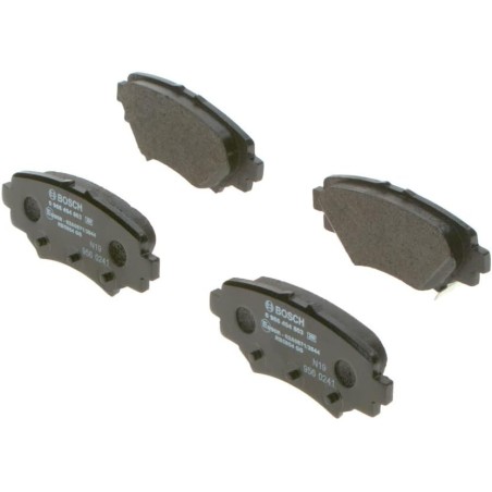 Bosch BP1977 Brake Pads - Rear Axle - ECE-R90 Certified - 1 Set of 4 Pads