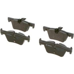 Bosch BP1475 Brake Pads - Rear Axle - ECE-R90 Certified - 1 Set of 4 Pads, Black