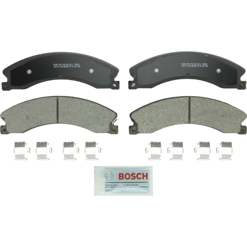 Bosch BC1169 QuietCast Premium Ceramic Front Disc Car Brake Pad Set