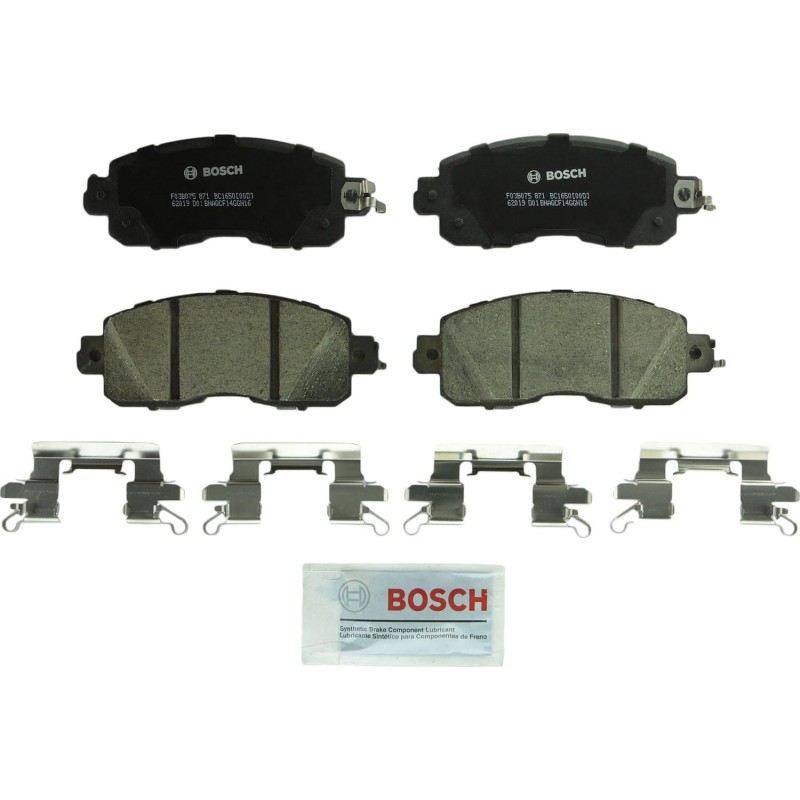 Bosch BC1322 QuietCast Premium Ceramic Disc Brake Pad Set For Select Audi A4, A4 Quattro, A5, A5 Quattro, A6, A6 Quattro, A7