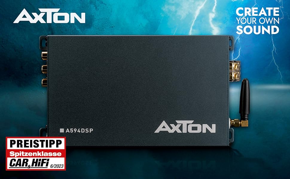 AXTON A594DSP – 4-Kanal Verstärker mit 6 DSP-Kanälen