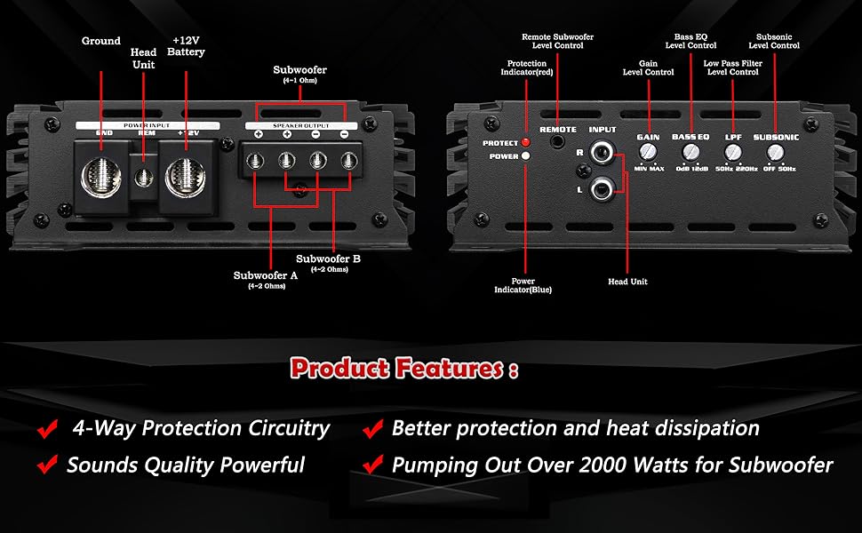 Amplificador Para Subwoofer