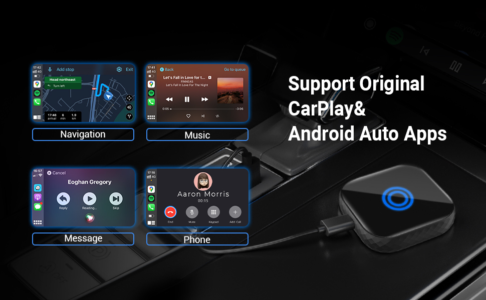 Support Original CarPlay and Android Auto Apps