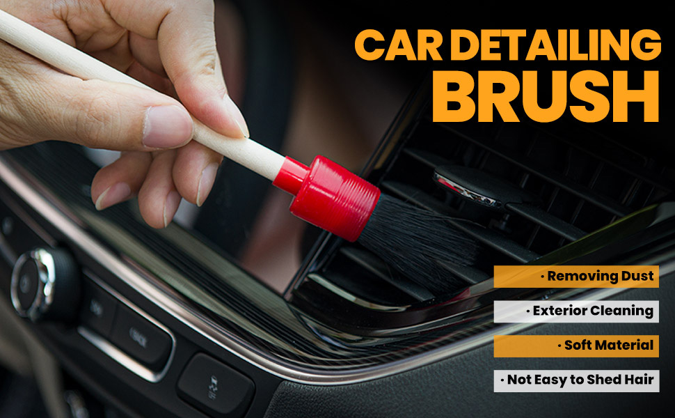 car detailing brushes