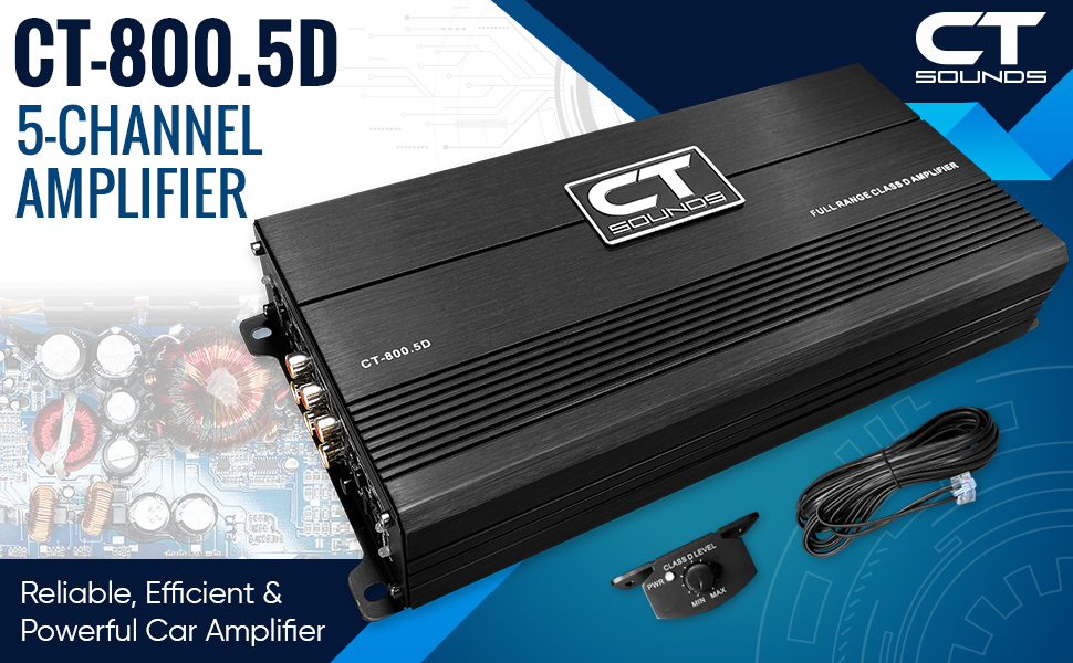 5 channel car amplifier