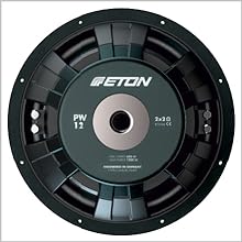 ETON PW 12 – starker 30 cm / 12 Zoll Langhub-Subwoofer mit Ferritmagnet