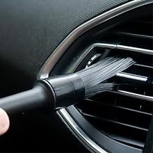 Detailing Brush Cleaning Vent In Car