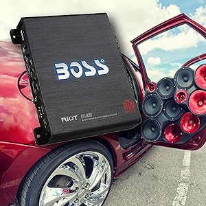 boss audio mono endstufe verstärker auto endstufe mit frequenzweiche