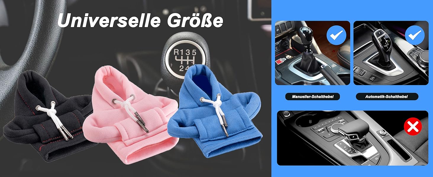 auto schaltknauf abdeckung hoodie