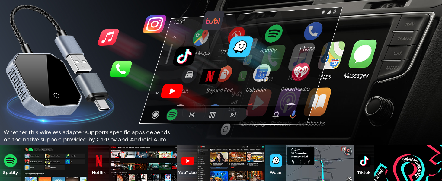 wireless android auto adapter
