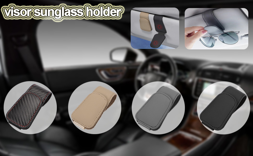 sunglass holder for car visor