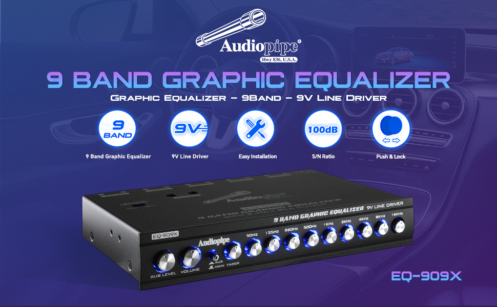 9 BAND GRAPHC EQUALIZER