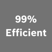 99% Efficient