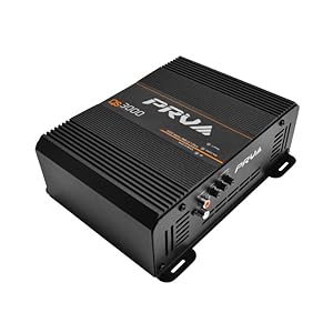 PRV AUDIO QS3000 1Ohm 1 Channel Full Range Amplifier - Side View