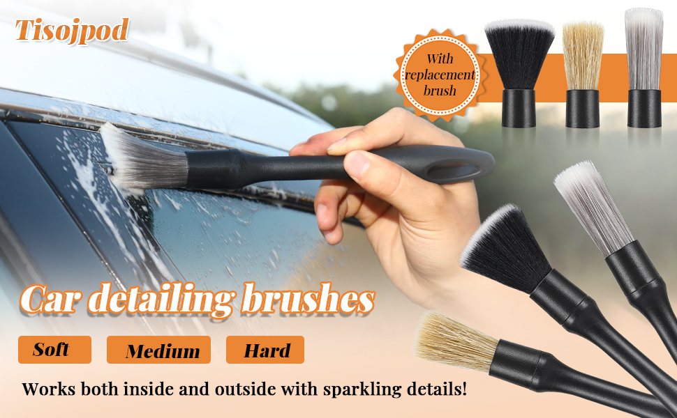 car detailing kit interior cleaner brush set detailing brush set car detailing brushes