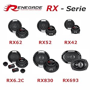 renegade-audio, rx-lautsprecher, rx62, rx52, rx42, rx6.2c, rx830