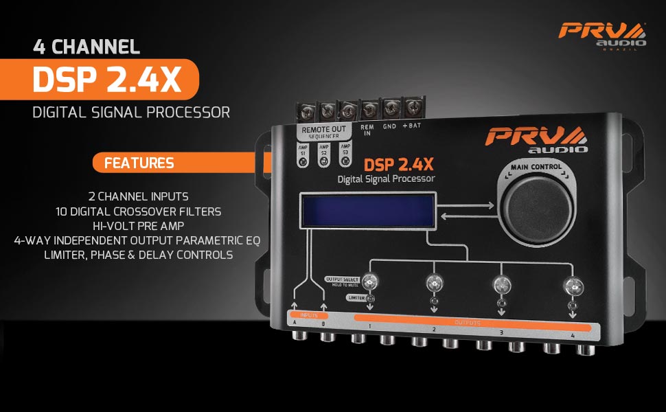 prv audio dsp 2.4x digital signal processor 4 channel