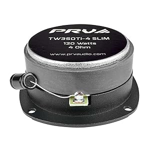 TW350TI-4 SLIM prv tweeter tuiter shallow bullet tweeter