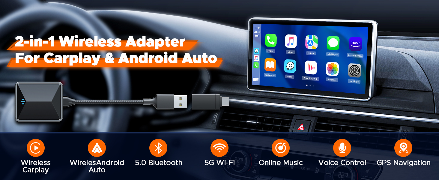 wireless carplay adapter uk