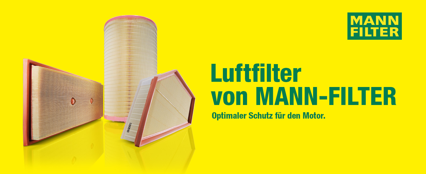 MANN-FILTER Luftfilter Qualität Qualitätsfilter Premium Bester Luftfilter für PKW airfilter