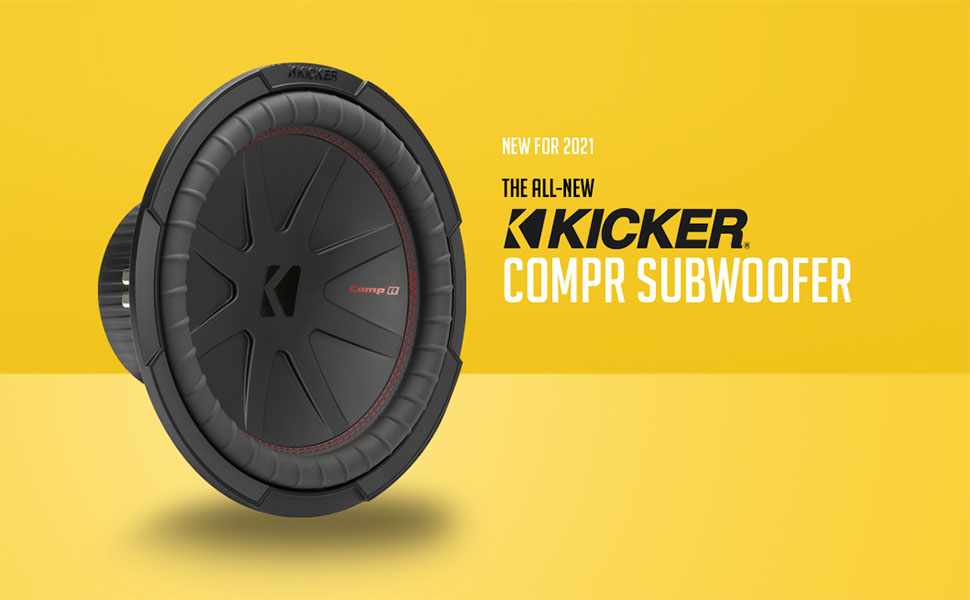 All New for 2021 KICKER CompR Subwoofers