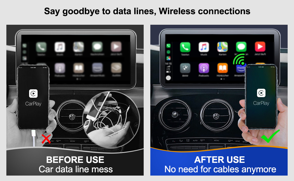 Wireless Carplay and Android Auto Adapter