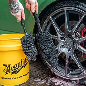 Meguiar's X1902EU X1901EU Supreme Wheel Brush - Felgenbürste, Large Medium