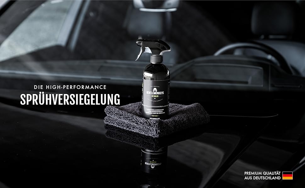 gentle monkeys lackversiegelung, detailer für auto, lackspray von gentle monkeys