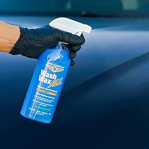 wash wax all aero cosmetics waterless car wash spray on